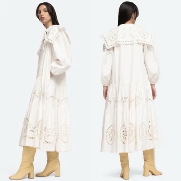 Sea New York White Ruffled Tiered Sundress - Picture 14 of 16